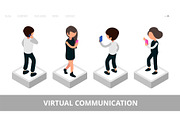 Virtual communication landing
