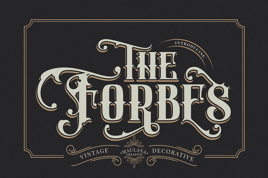 FORBES - Modern Vintage Font