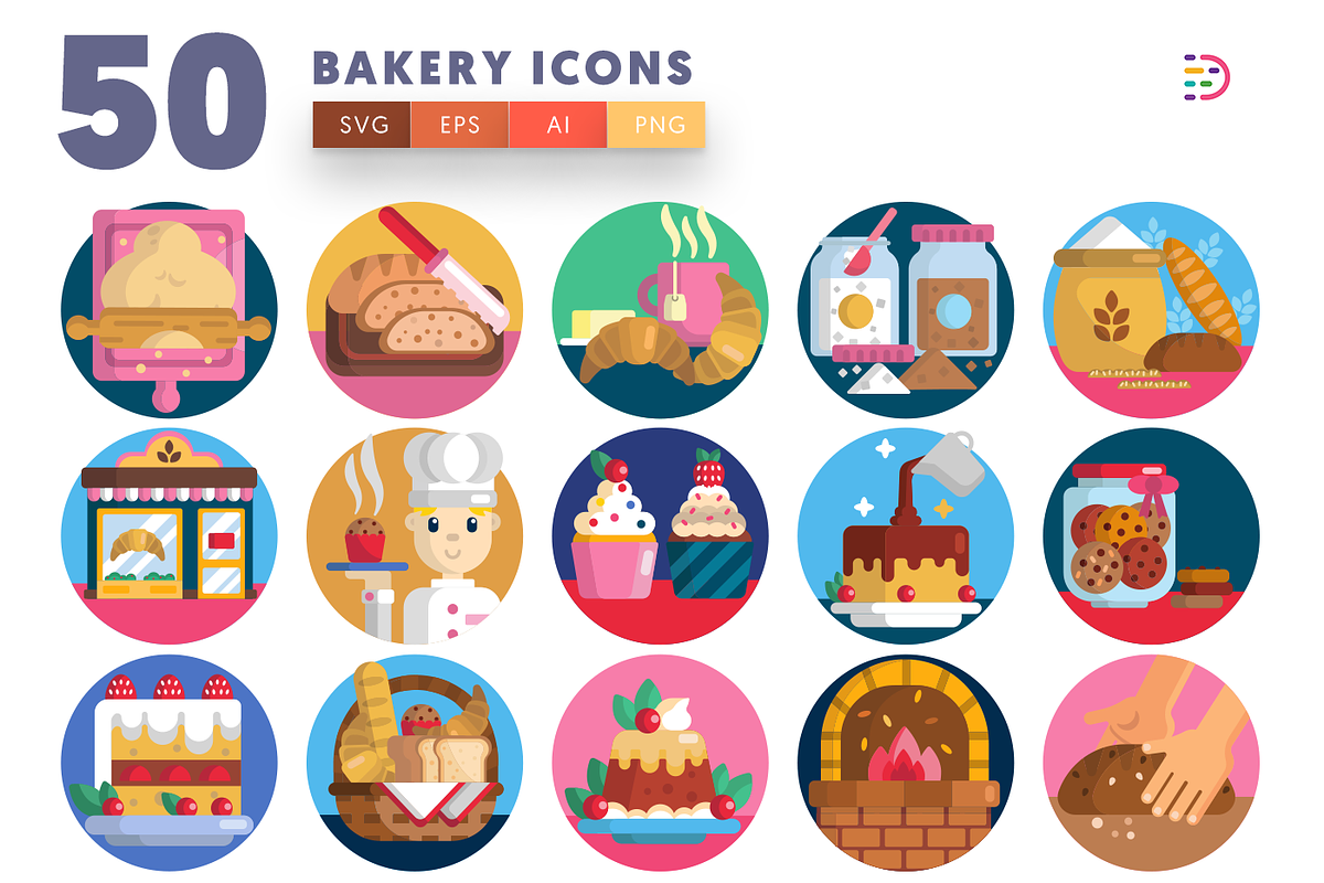 Bakery Icons in Icons - product preview 8