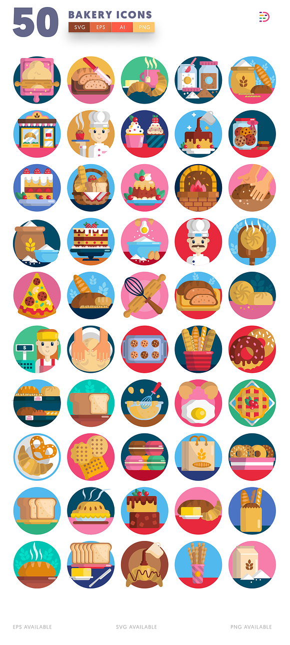 Bakery Icons in Icons - product preview 1