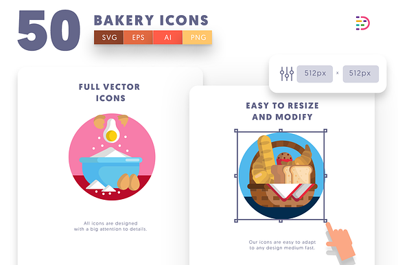 Bakery Icons in Icons - product preview 5