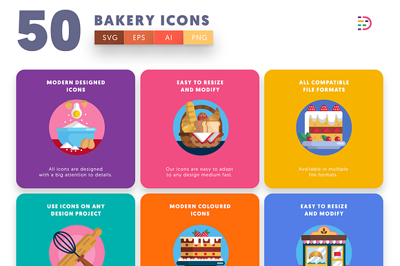 Bakery Icons in Icons - product preview 6