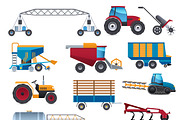 Agricultural and farming machines