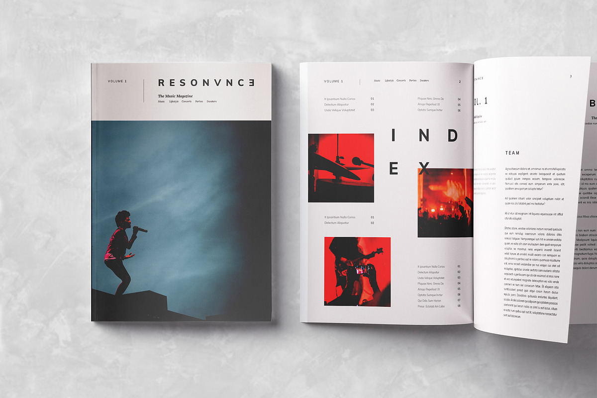 RESONANCE Magazine & Lookbook in Magazine Templates - product preview 8