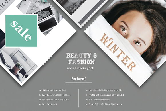 Product Sale Social Media Pack in Instagram Templates - product preview 2