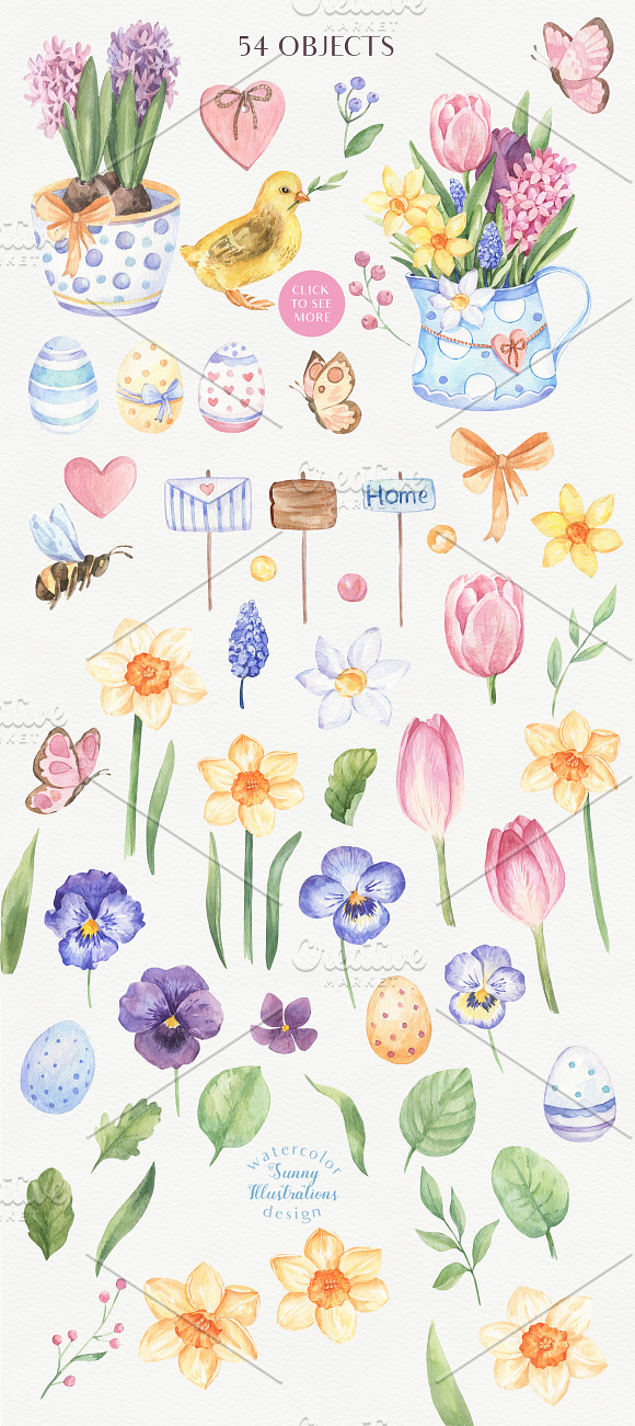 Spring Blossom in Illustrations - product preview 1
