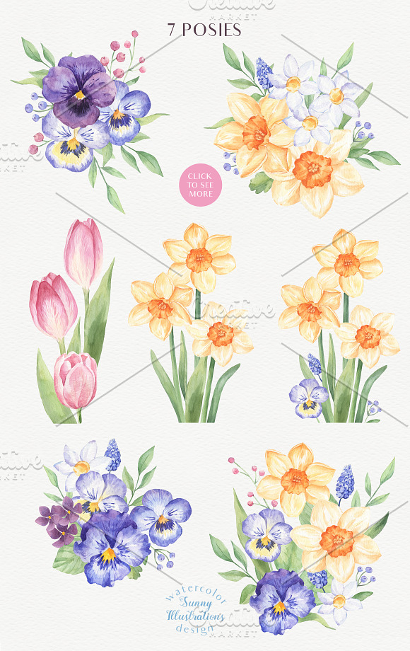 Spring Blossom in Illustrations - product preview 2