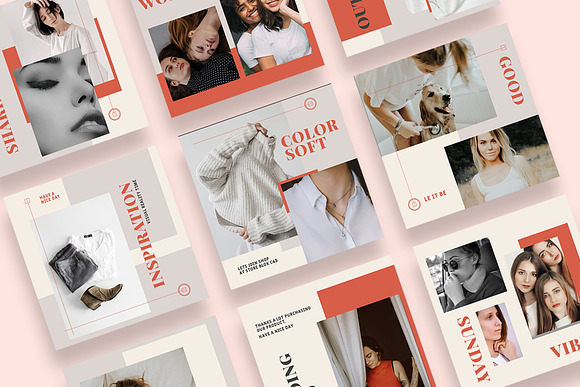 Mood Color Instagram Templates in Instagram Templates - product preview 4