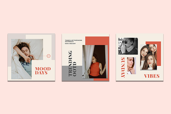 Mood Color Instagram Templates in Instagram Templates - product preview 7