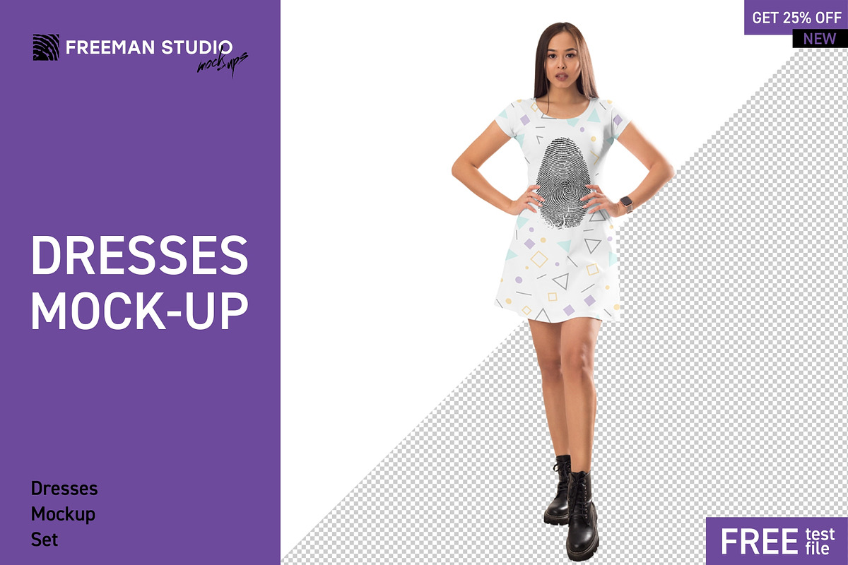 Dresses Mock-Up Set in Mockup Templates - product preview 8