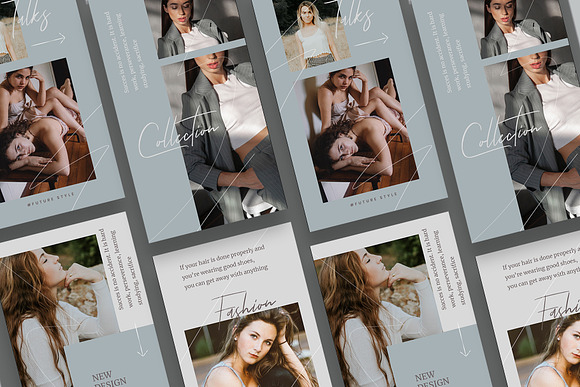 Mood Fashion Instagram Templates in Instagram Templates - product preview 2