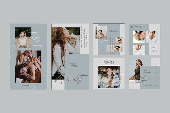 Mood Fashion Instagram Templates in Instagram Templates - product preview 5