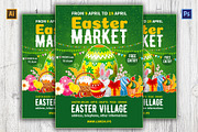 Template For Easter market flyer