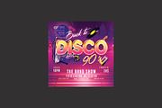 Disco 90's Party Flyer
