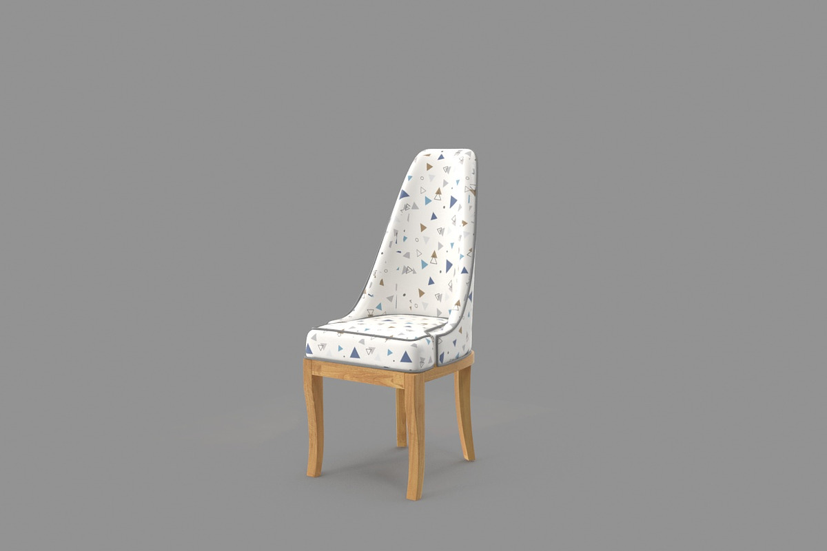 Simple Pattern Chair in Furniture - product preview 8