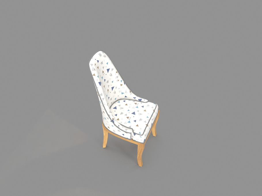 Simple Pattern Chair in Furniture - product preview 1