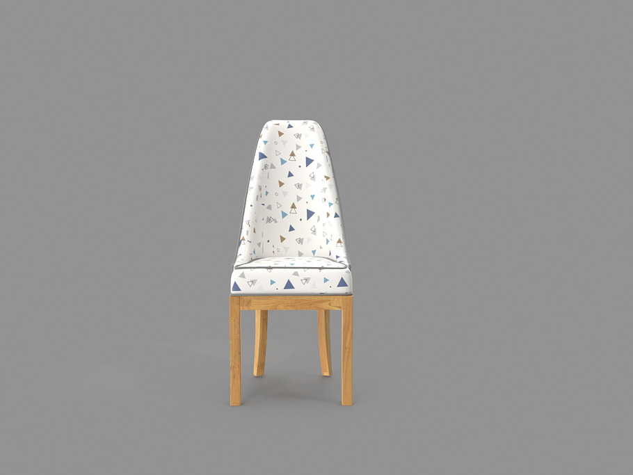 Simple Pattern Chair in Furniture - product preview 2