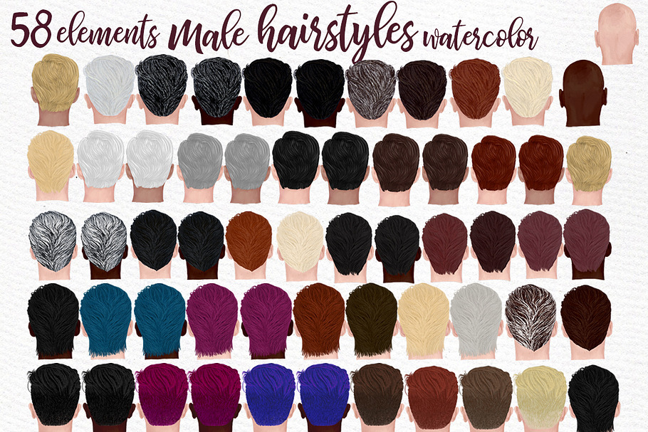 Hairstyles clipart Male Hairstyles