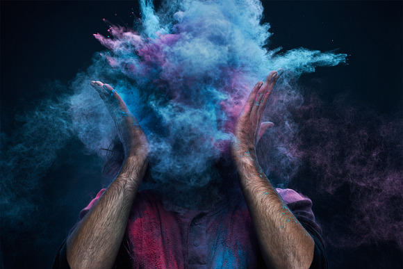 200 Explosion colored powder overlay in Objects - product preview 6