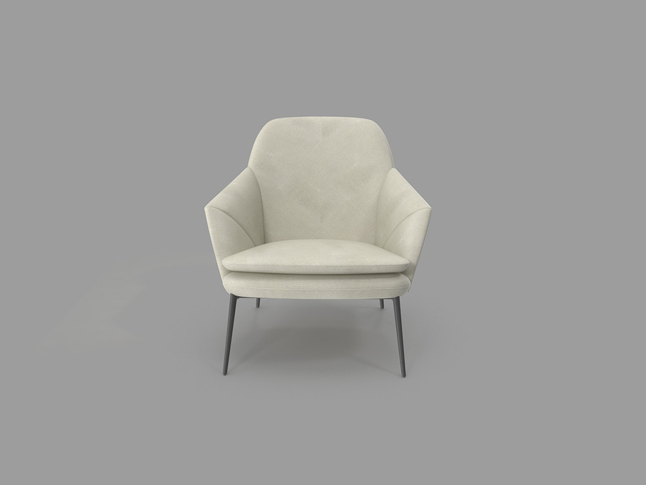 Hug Fabric Lounge Chair in Furniture - product preview 1