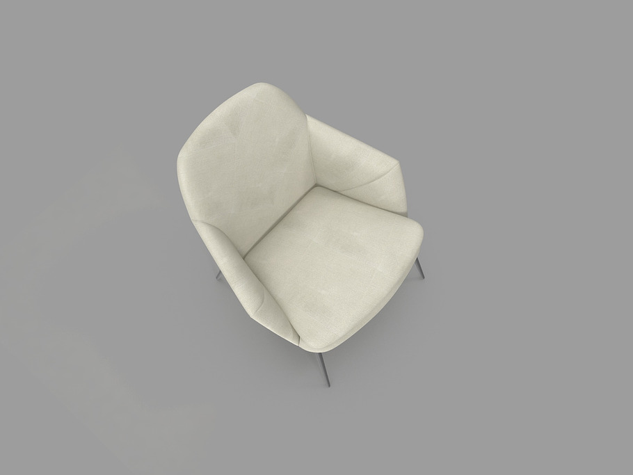 Hug Fabric Lounge Chair in Furniture - product preview 2