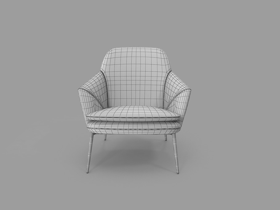 Hug Fabric Lounge Chair in Furniture - product preview 6