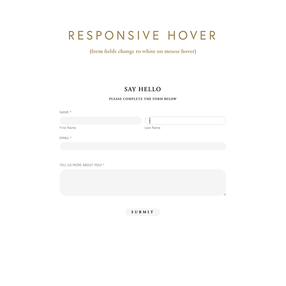 Squarespace Minimal Form plugin in HTML/CSS Themes - product preview 1