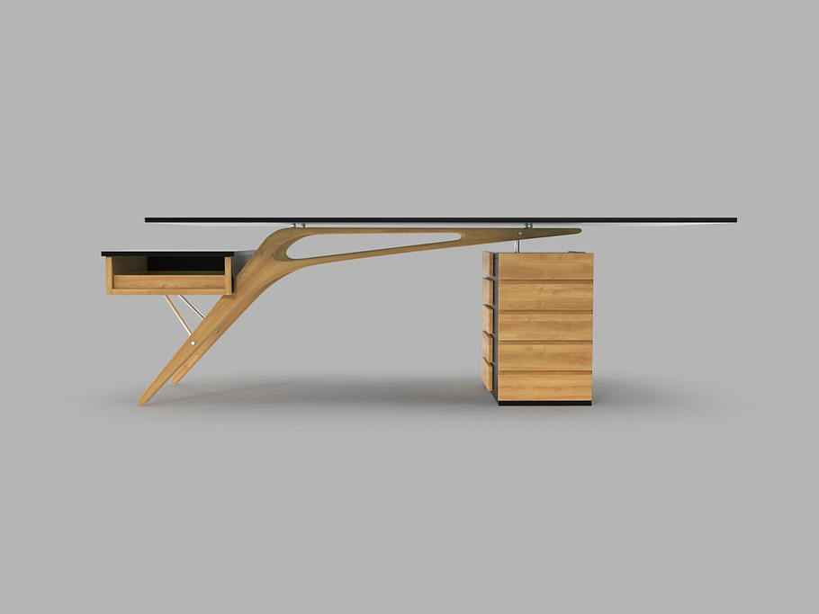 Cavour Desk in Furniture - product preview 1