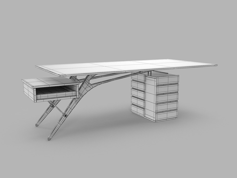 Cavour Desk in Furniture - product preview 4