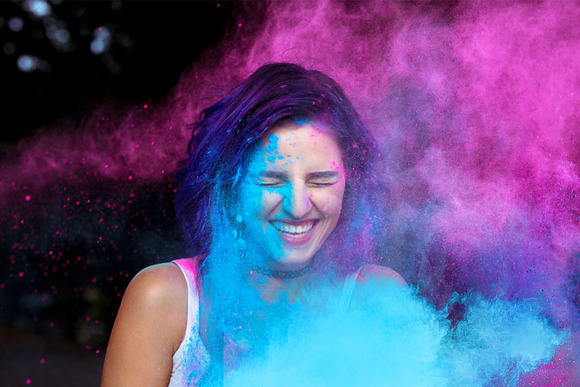 200 Explosion colored powder overlay in Objects - product preview 11