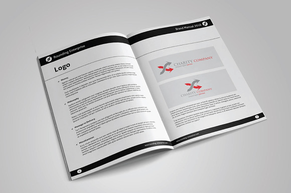Universal Brand Manual in Brochure Templates - product preview 2
