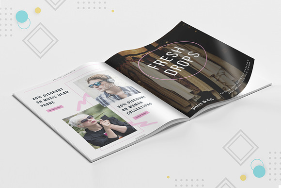 Fashion Style Ebook Canva Templates in Magazine Templates - product preview 1