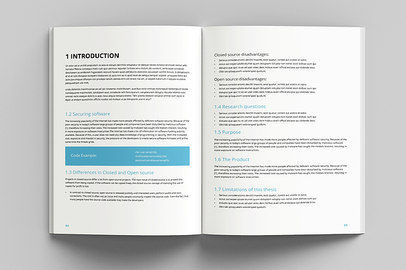 White Paper Brochures in Brochure Templates - product preview 1