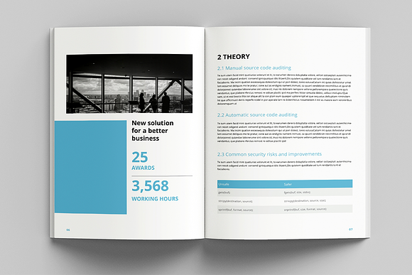 White Paper Brochures in Brochure Templates - product preview 2