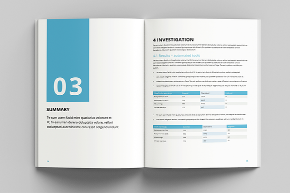 White Paper Brochures in Brochure Templates - product preview 5