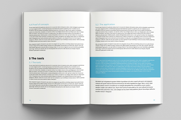 White Paper Brochures in Brochure Templates - product preview 7