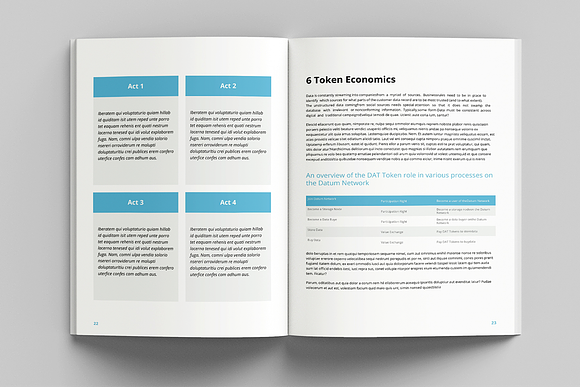 White Paper Brochures in Brochure Templates - product preview 10