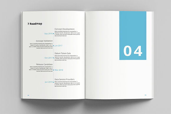 White Paper Brochures in Brochure Templates - product preview 11