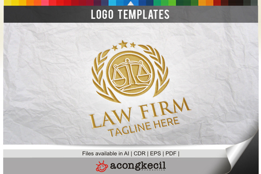 Law Firm in Logo Templates - product preview 8