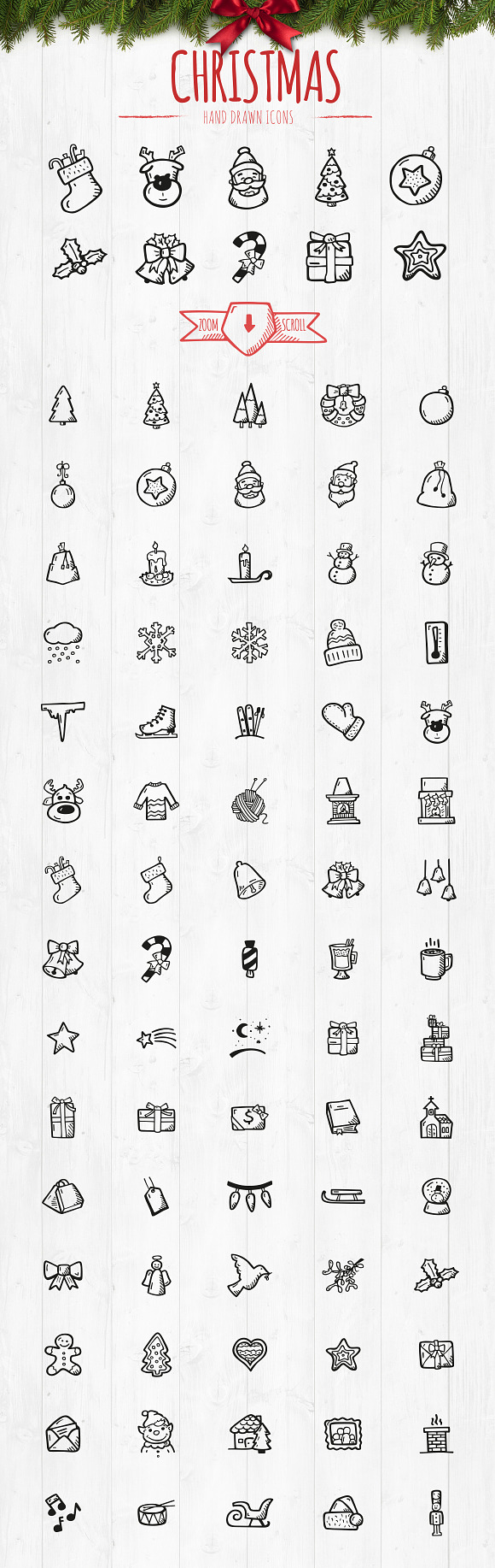 Christmas & New Year's Icons in Christmas Icons - product preview 3