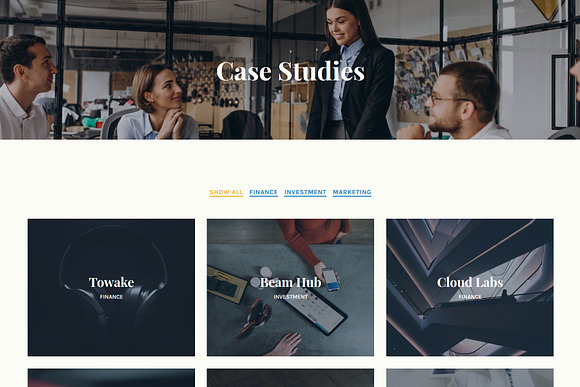 Consultus Finance Consulting Theme in WordPress Business Themes - product preview 2