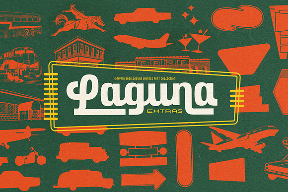 Laguna Vintage Collection+Extras in Display Fonts - product preview 11