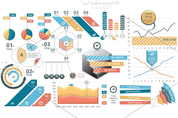 Infographic Elements Bundle in PowerPoint Templates - product preview 5