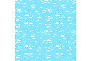 Fishes sea pattern