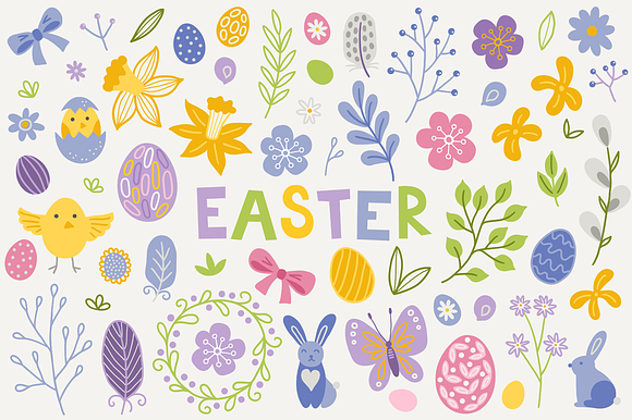 Easter Kit #3 in Illustrations - product preview 2