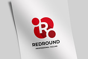 Red Round Letter R Logo