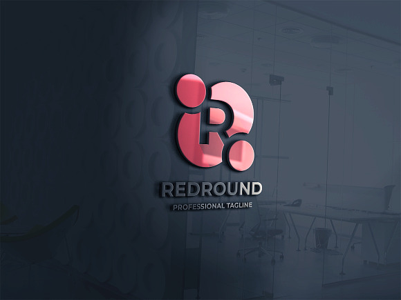 Red Round Letter R Logo in Logo Templates - product preview 1