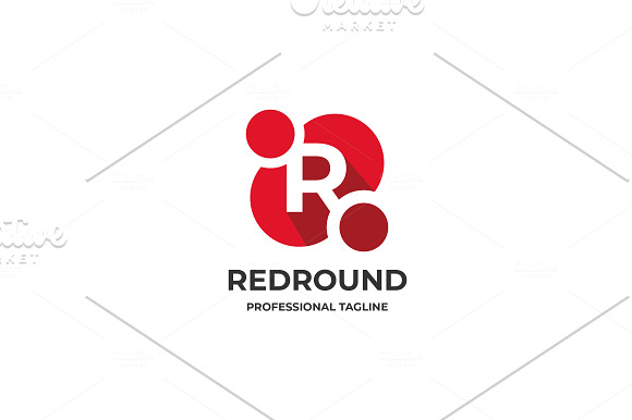 Red Round Letter R Logo in Logo Templates - product preview 2
