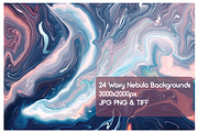 24 Wavy Nebula Backgrounds
