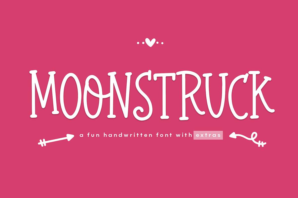 Moonstruck | Font with Extras in Serif Fonts - product preview 8